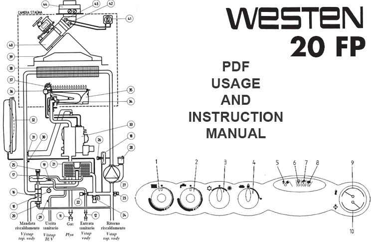 Westen 20 Fp instructions manual