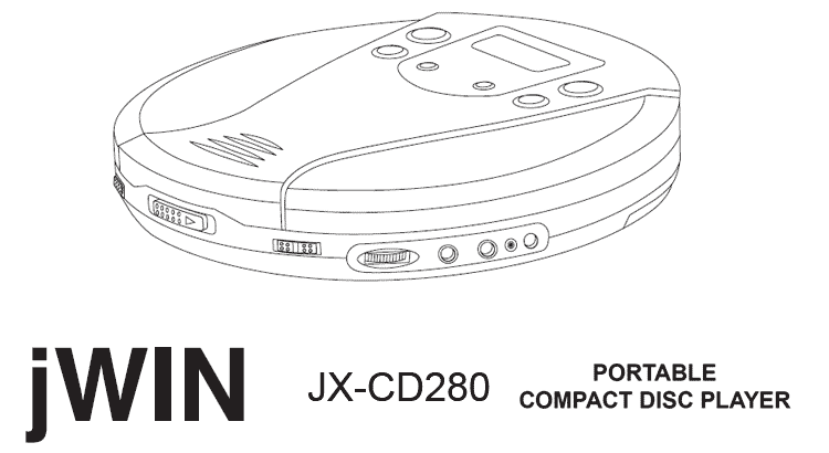 jWin JX-CD280 instruction manual